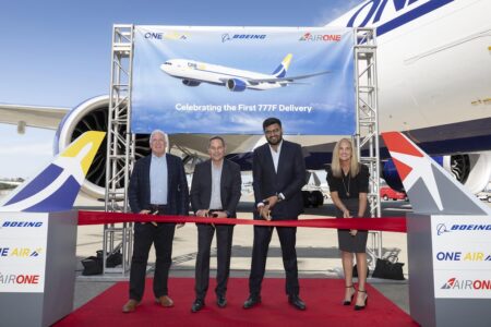 AIR ONE takes delivery of first Boeing 777 Freighter, second due 2025