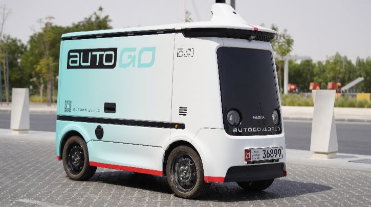 Abu Dhabi begins pilot trial of autonomous delivery vehicles in Masdar