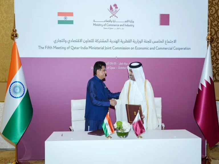 India–Qatar trade talks strengthened as Piyush Goyal visits Doha India–Qatar trade talks strengthened as Piyush Goyal visits Doha