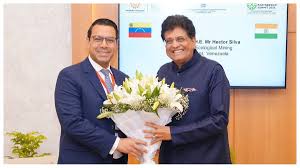 Goyal revives Venezuela trade talks as both nations eye critical minerals & new investments Goyal revives Venezuela trade talks as both nations eye critical minerals & new investments