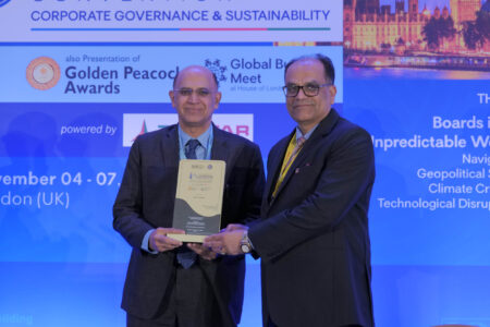 Blue Dart wins prestigious Golden Peacock Award for corporate governance in London
