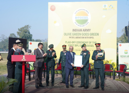 Army formally inducts bio-diesel to fuel supply chain for green initiative