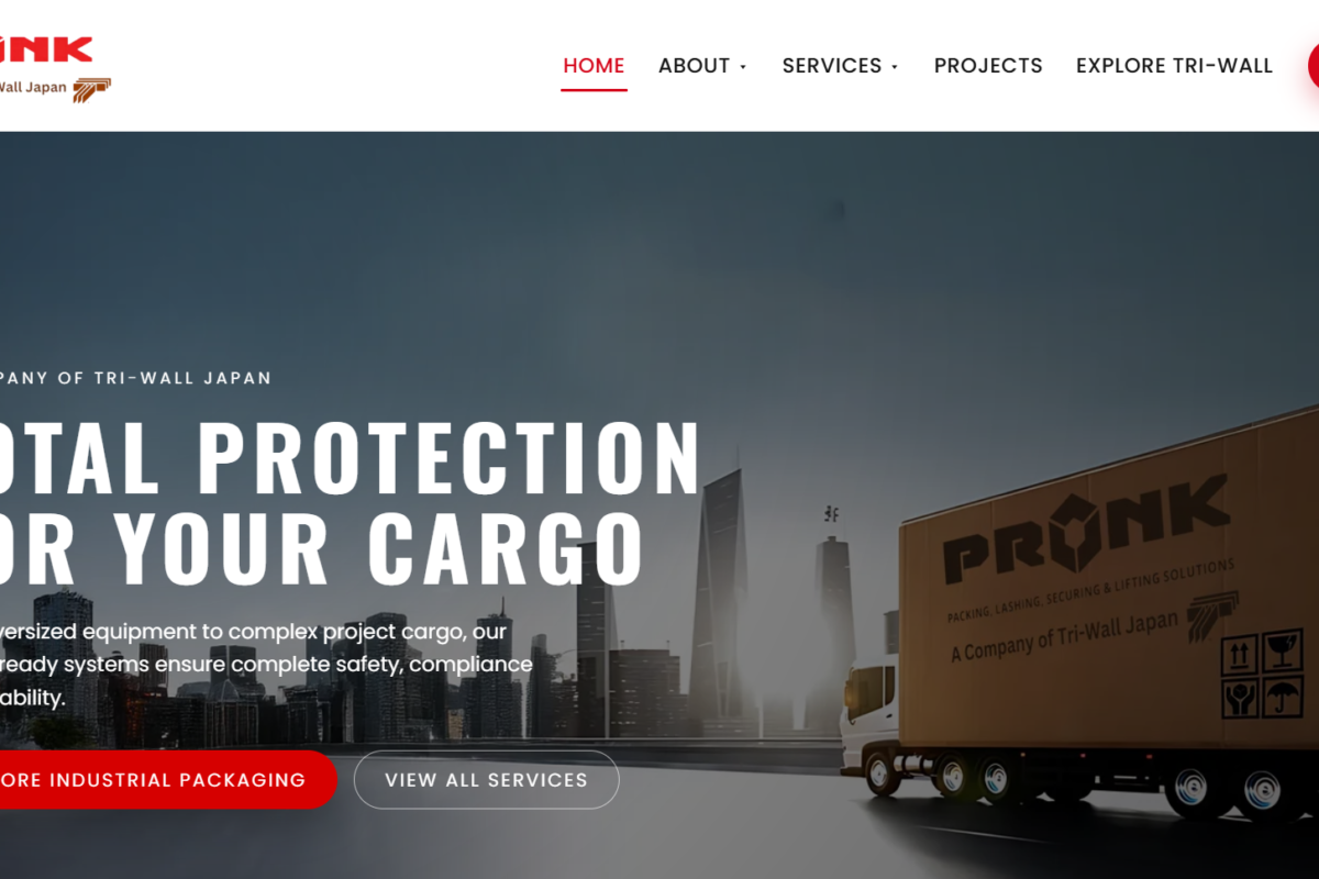 Pronk India Launches New Website to Showcase Engineered Industrial Packaging and Cargo Protection Solutions
