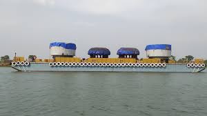 Tata Steel and L&T Move 1,500 MT via Waterways