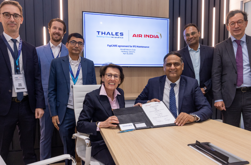 Air India, Thales ink long-term IFE support pact
