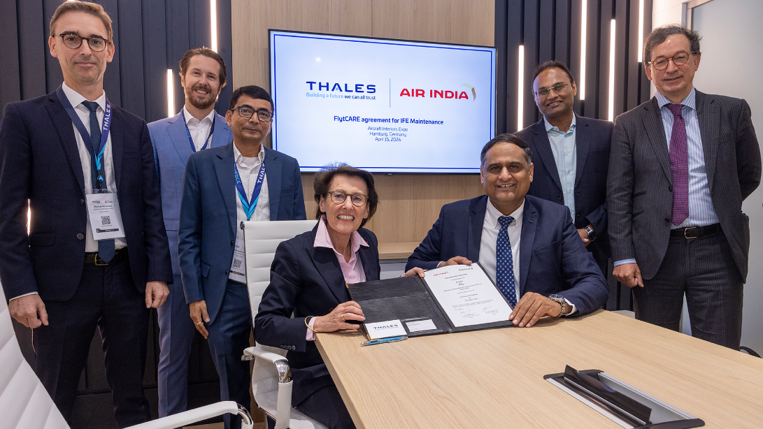 Air India, Thales ink long-term IFE support pact