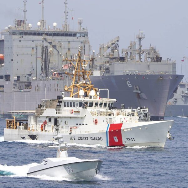 US Navy escorts vessels through Strait of Hormuz