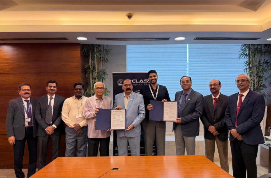 IRS felicitates SHM Global for indigenous lifeboat development