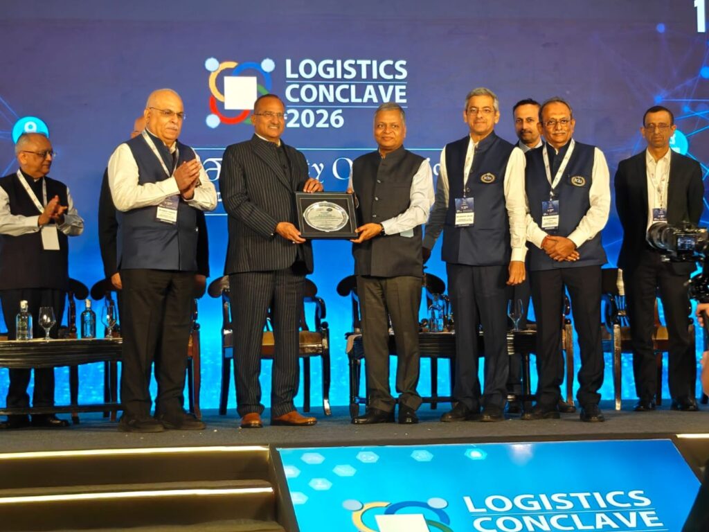  BCBA felicitates NMIA chief at Logistics Conclave