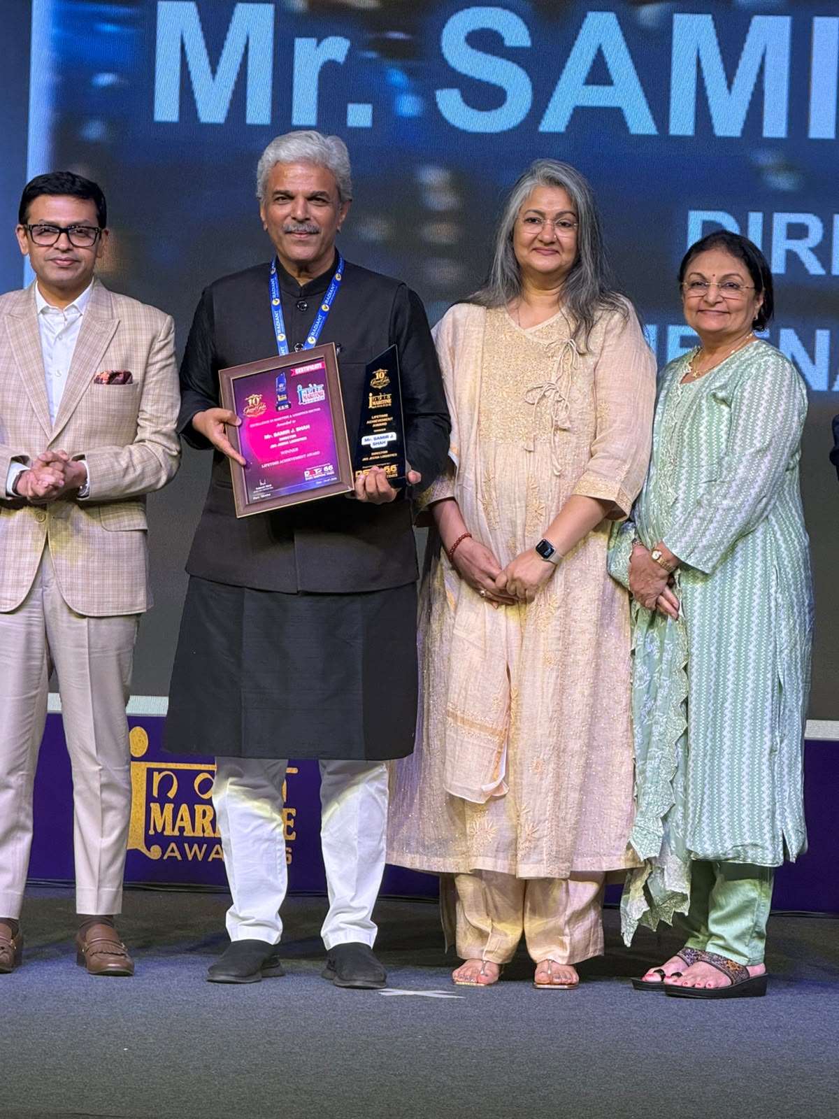 Samir J Shah Receives Maritime Lifetime Award