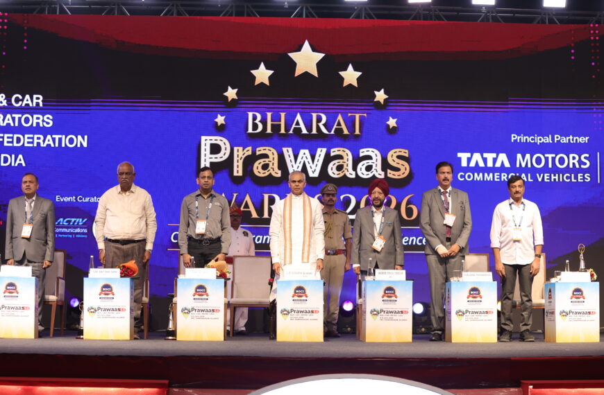 Bharat Prawaas Awards 2026 presented at Prawaas 5.0 in Gandhinagar