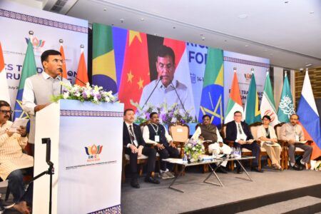Mandaviya Opens 15th BRICS Trade Union Forum Summit in Hyderabad