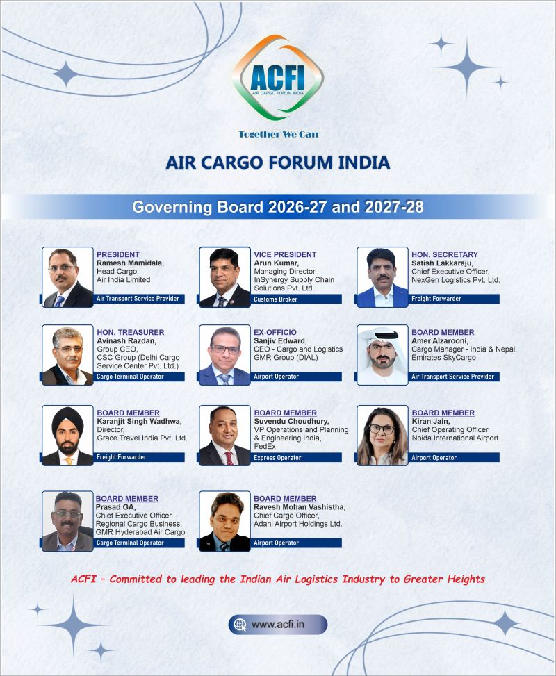 ACFI announces new Governing Board for 2026-28