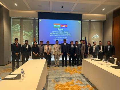 India and Cambodia review trade and investment