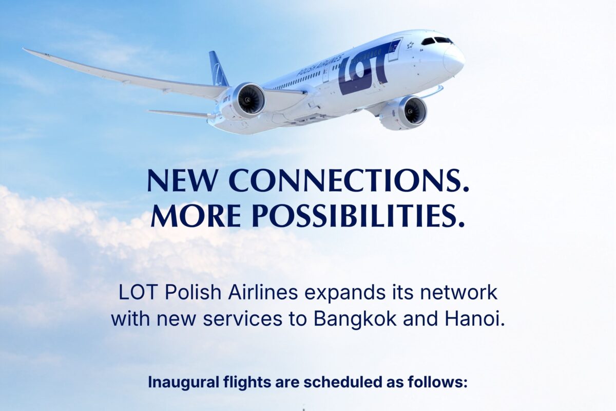 LOT Cargo Adds Bangkok and Hanoi Routes via Warsaw