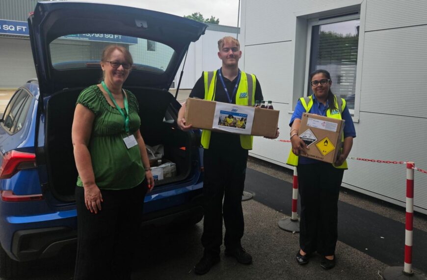 B&H Worldwide supports local food bank